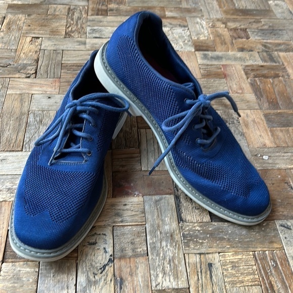 Mark Nason Monza Navy Dress Knit Shoes